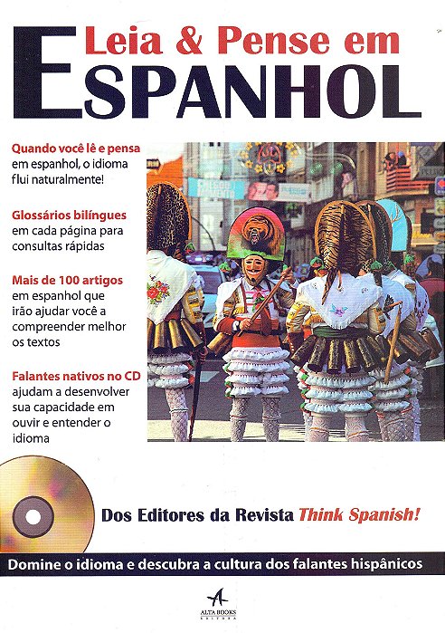Leia E Pense Em Espanhol - Livro Com CD De Áudio