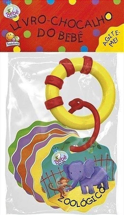 Zoológico - Livro-Chocalho Do Bebê