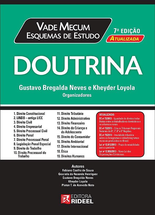 Vade Mecum Esquemas De Estudo – Doutrina - Setima Edição