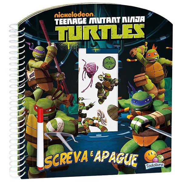 Ninja Turtles - Escreva E Apague