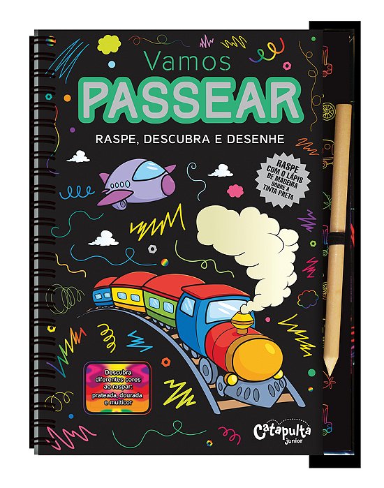 Vamos Passear - Raspe, Descubra E Desenhe