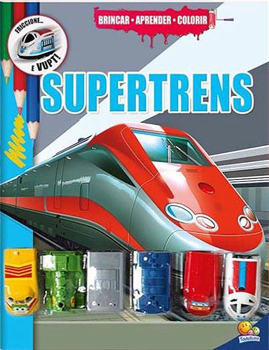 Supertrens - Brincar-Aprender-colorir