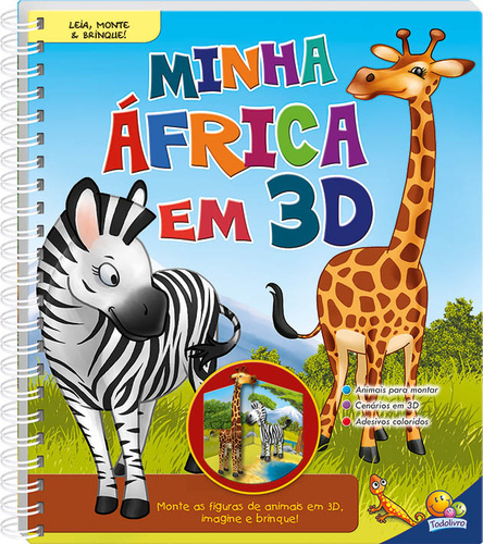 Minha Africa Em 3D - Leia, Monte E Brinque!