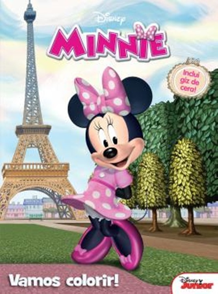 Minnie - Disney Vamos Colorir - Livro Com Giz De Cera