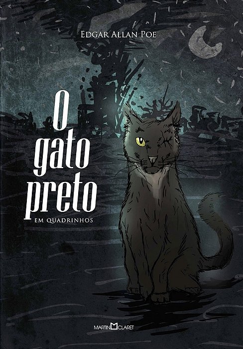 O Gato Preto Em Quadrinhos