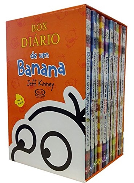 Diário De Um Banana - Caixa Com 10 Volumes..-