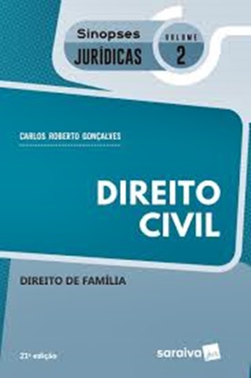 Direito Civil - Sinopses Juridicas - Volume 2 - Direito De Família - 21ª Edição