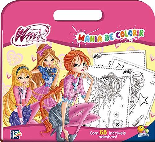 Winx Club - Mania De Colorir - Livro Com Adesivos