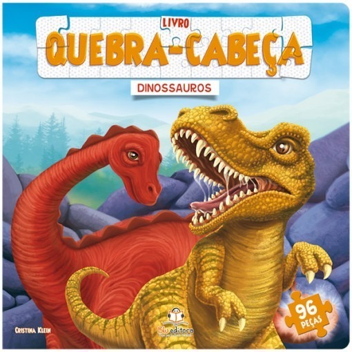 Livro Quebra-Cabeça Grande: Dinossauros