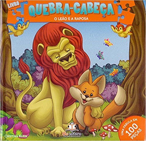 Livro Quebra-Cabeça Médio: O Leão E A Raposa
