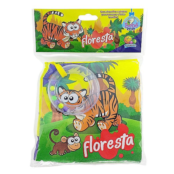 Floresta - Meu Mundo - Um Livro De Pano