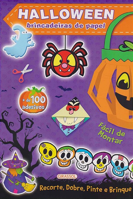 Halloween Roxo - Brincadeiras De Papel