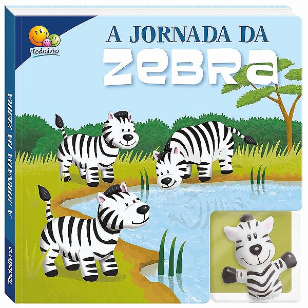 A Jornada Da Zebra - Dedoche-Leia E Brinque - Livro Com Dedoche