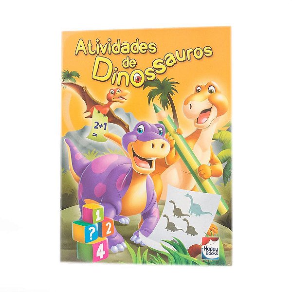 Atividades De Dinossauros Alaranjado