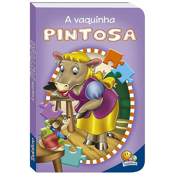 A Vaquinha Pintosa - Animais Da Fazenda Em Quebra-Cabeça