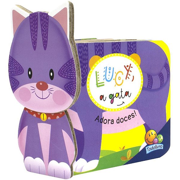 Carinhas Amigas Lucy, A Gata - Adora Doces