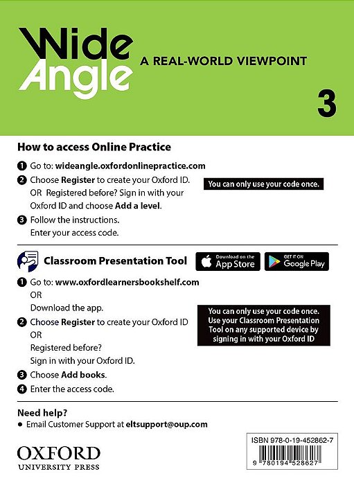 American Wide Angle 3 - Teacher's Access Card..-