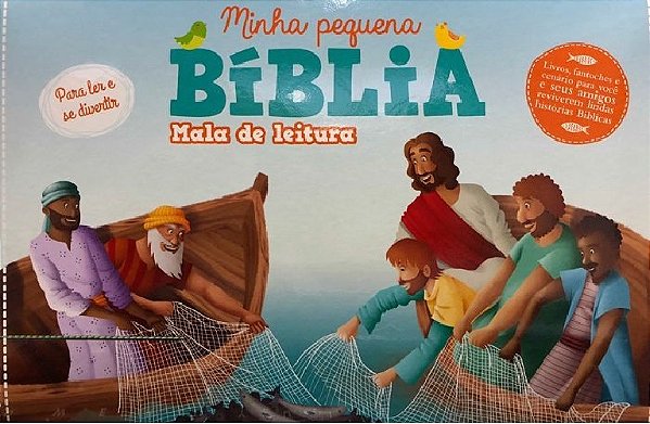 Minha Pequena Bíblia - Mala De Leitura - Livros Com Fantoches E Cenário