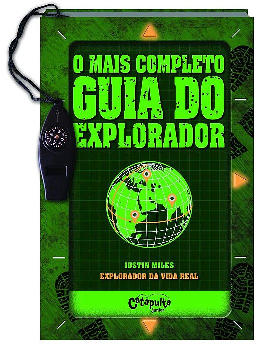 O Mais Completo Guia Do Explorador - Livro Com Apito Bússola E Termômetro