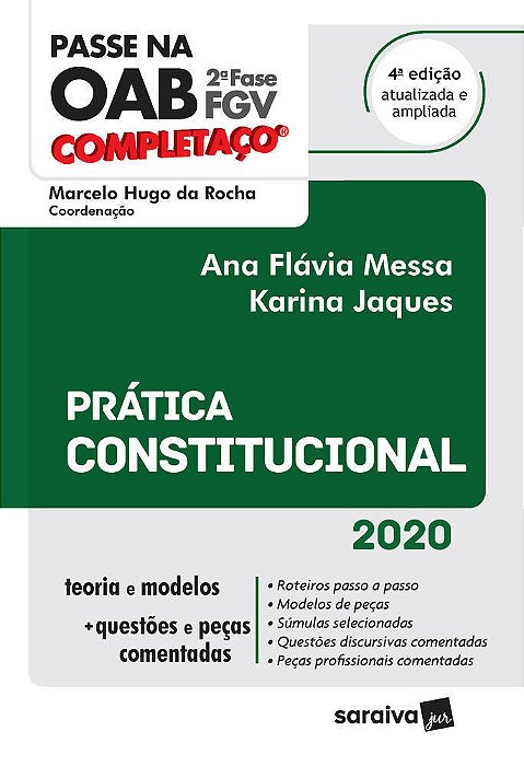 Passe Na Oab - 2ª Fase - Fgv - Completaço - Pratica Constitucional - 4ª Edição