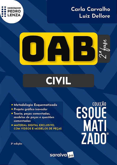 Prática Civil Esquematizado Oab 2ª Fase - Prática Civil - 3ª Edição 2024