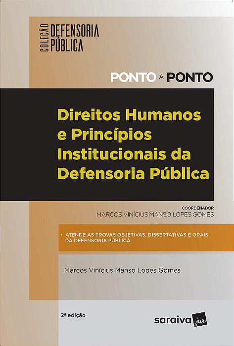 Direitos Humanos E Princípios Institucionais Da Defensoria Pública - 2ª Edição De 2019