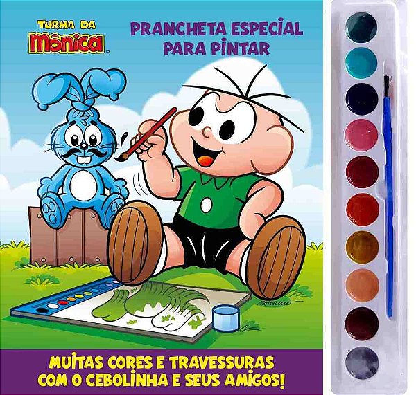 Turma Da Mônica - Prancheta Especial Para Pintar: Cebolinha