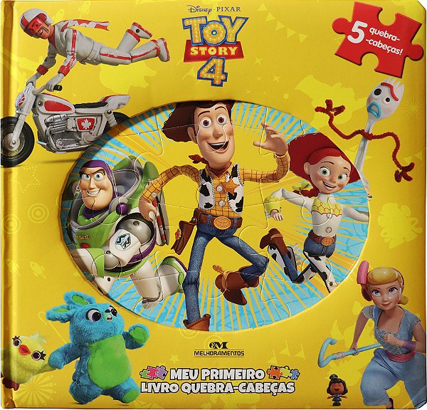 Toy Story 4 – Meu Primeiro Livro Quebra-Cabecas