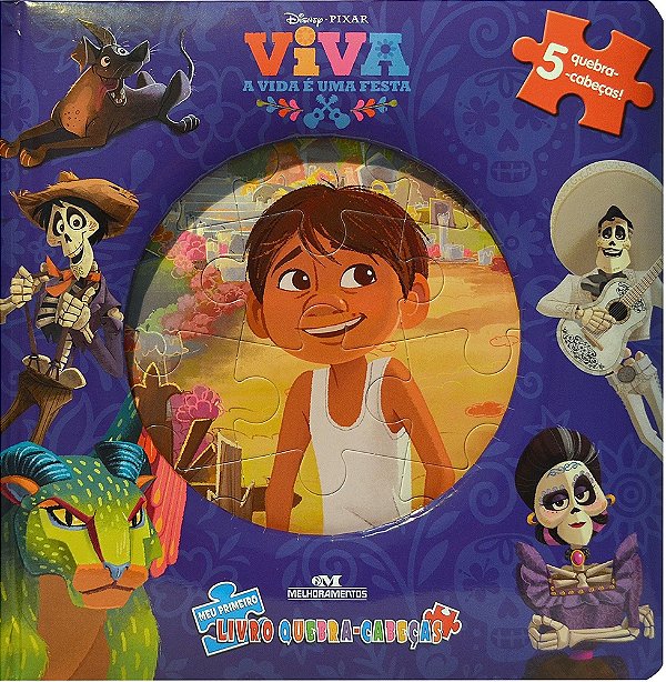 Viva A Vida É Uma Festa - Meu Primeiro Livro Quebra-Cabeças