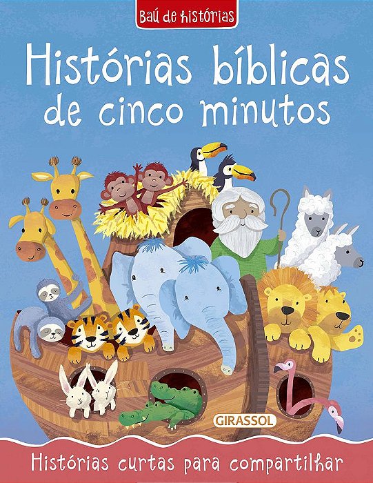 Histórias Bíblicas De Cinco Minutos - Baú De Histórias