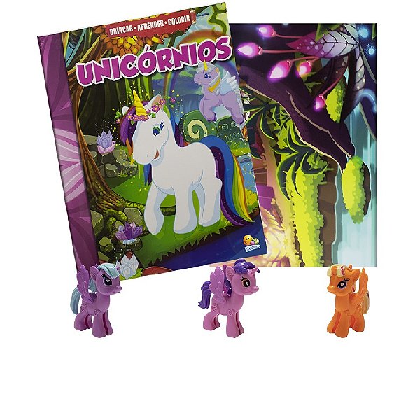 Brincar-Aprender-colorir: Unicórnios