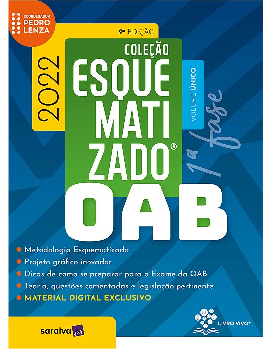 Oab Esquematizado Volume Único 1ª Fase - 9ª Edição
