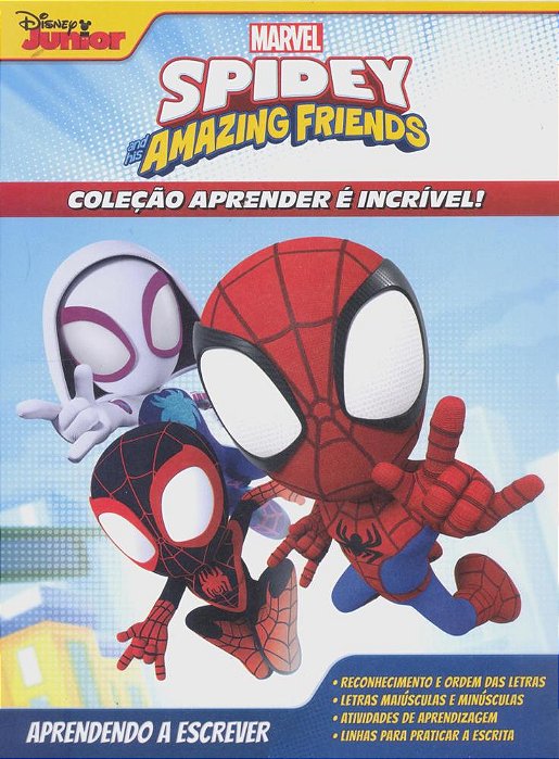 Aprender É Incrível Marvel - Spidey Aprendendo A Escrever