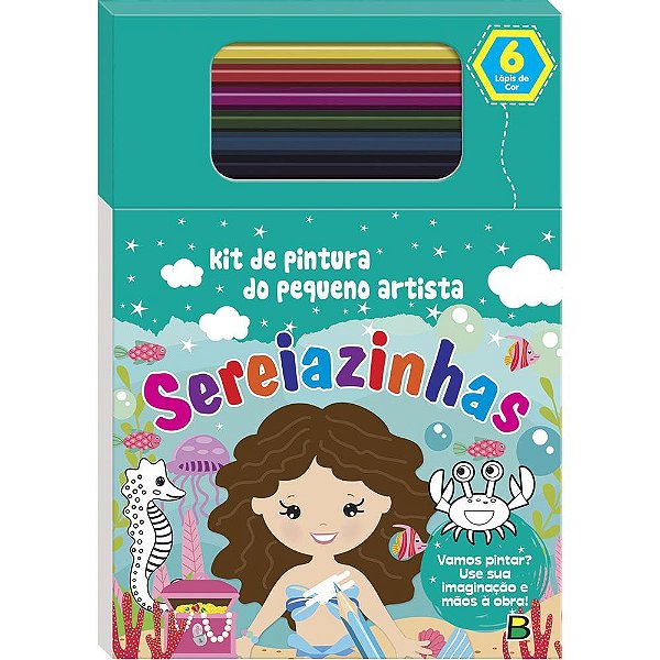 Kit De Pintura Do Pequeno Artista: Sereiazinhas