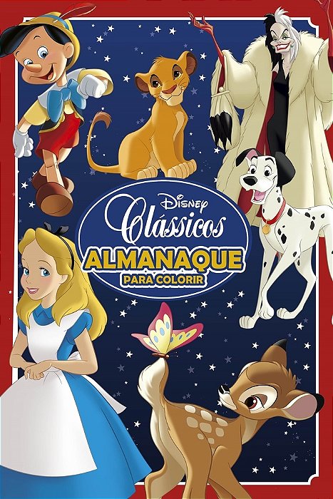 Disney Clássicos Almanaque Para Colorir