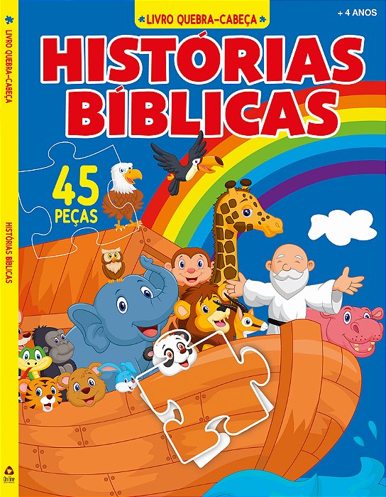 Histórias Bíblicas Livro Quebra-Cabeça