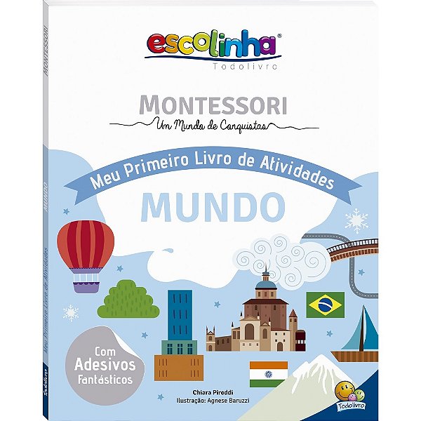 Montessori Meu P Livro Atividades... Mundo