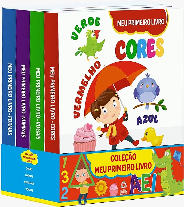 Coleção Meu Primeiro Livro | Kit Com 4 Livros