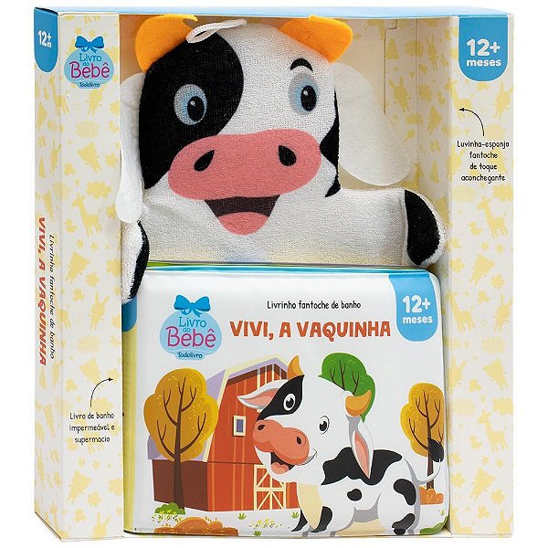 Livrinho Fantoche De Banho: VIVI, A Vaquinha