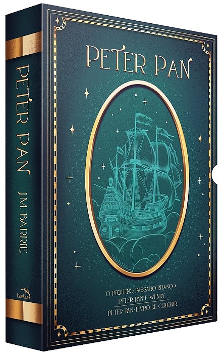 Box Peter Pan 3 Livros + Pôster + Marcadores E Cards
