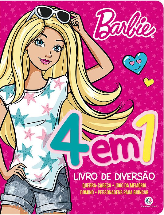 Barbie - 4 Em 1 - Livro De Diversão