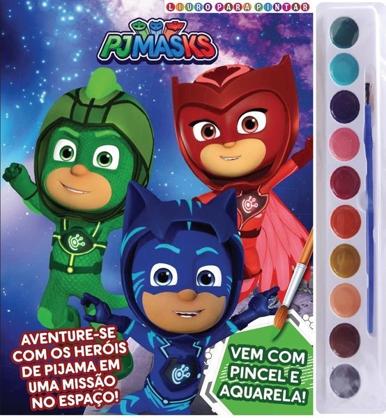 Pj Masks Livro Para Pintar