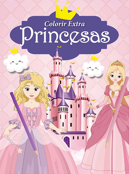 Princesas - Colorir - Extra