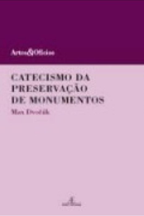 Catecismo Da Preservação De Monumentos