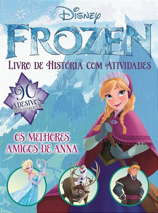 Disney - Frozen - Livro De História Com Atividades