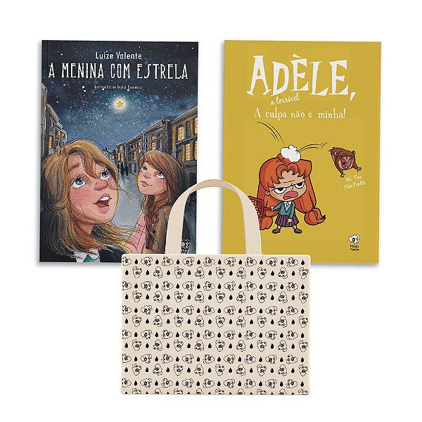 Kit A Menina Com Estrela + A Culpa Não É Minha + Ecobag