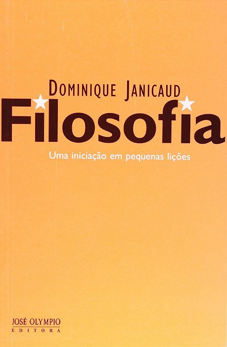 Filosofia - Uma Iniciação Em Pequenas Lições