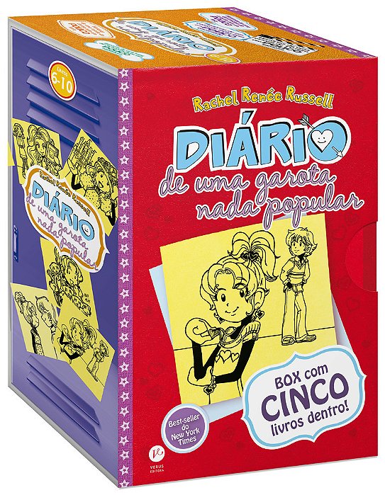 Box Diário De Uma Garota Nada Popular (Vol. 6 A 10 - Edição De Bolso)