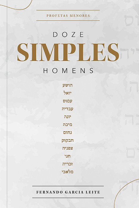 Doze Simples Homens Profetas Menores