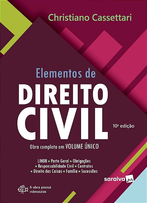 Elementos De Direito Civil - 10ª Edição 2022